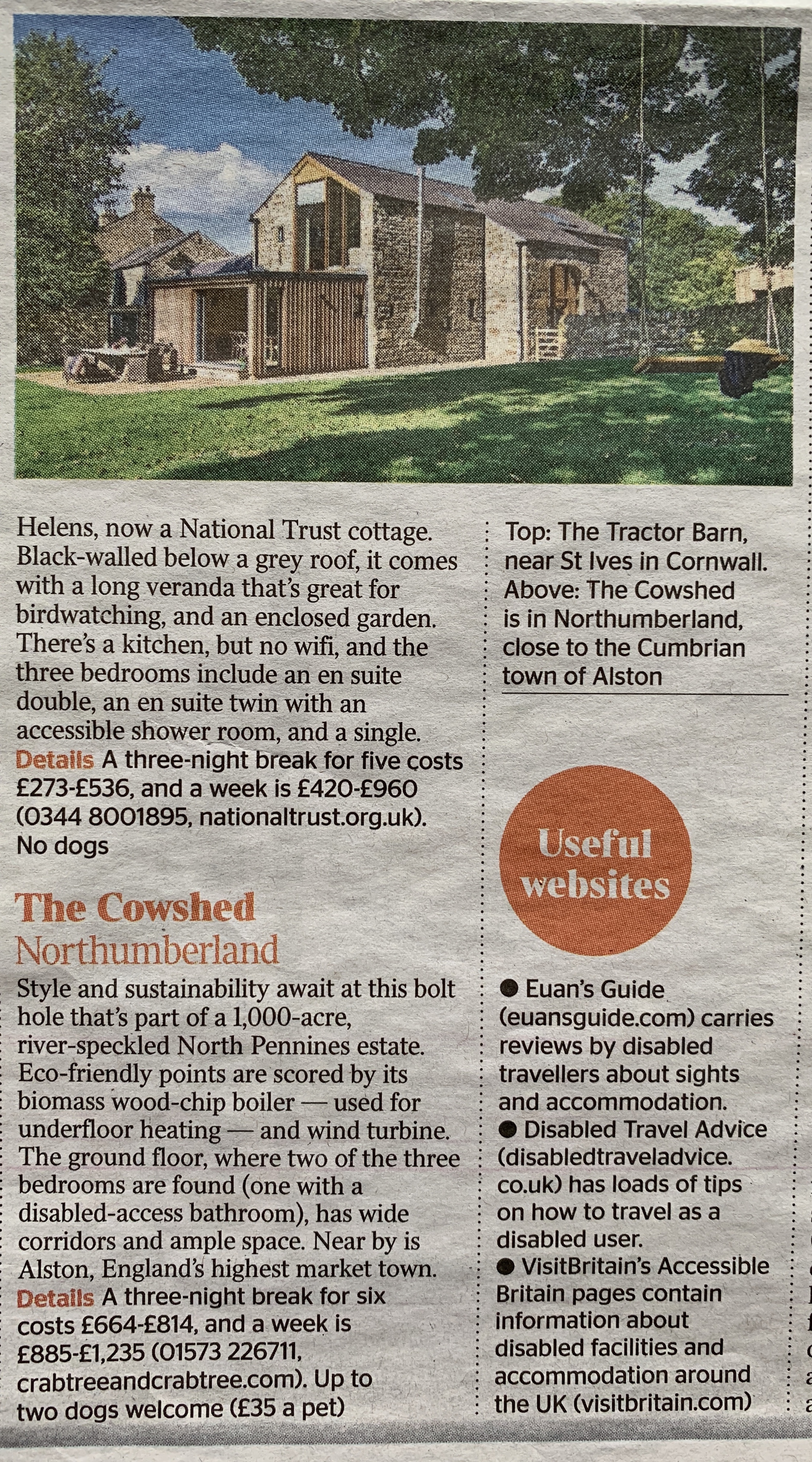 The Times May 2019 Featuring the Cowshed